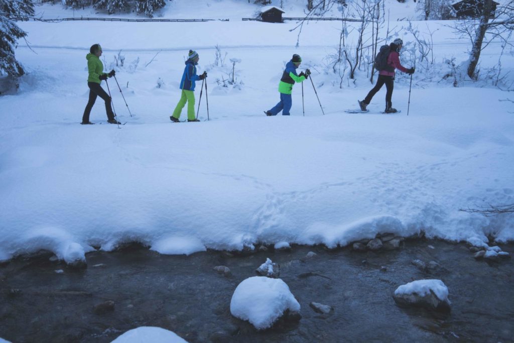 Schneeschuhwandern mit Kindern