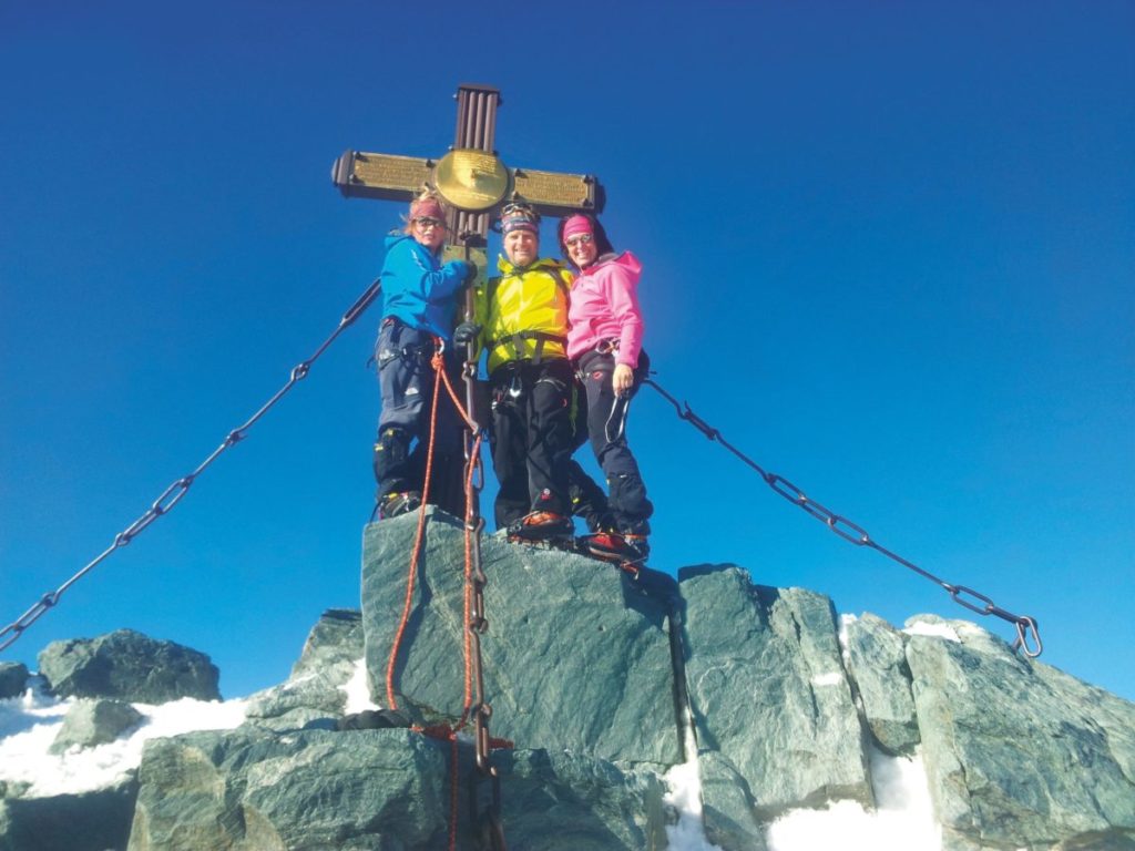 Endlich auf dem Gipfel des höchsten Bergs Österreichs