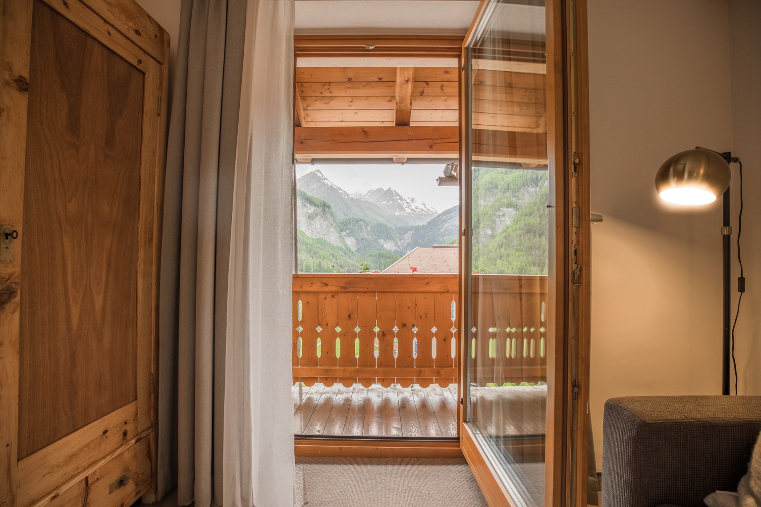 Blick aus dem Zimmer Heiligenblut Hotel