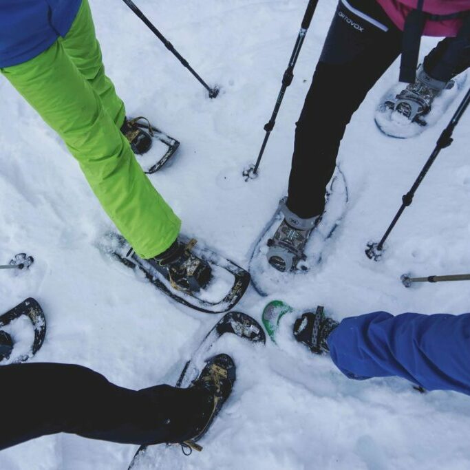 Schneeschuh wandern in Heiligebnlut Kärnten